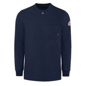Bulwark Long Sleeve FR Shirt in Navy